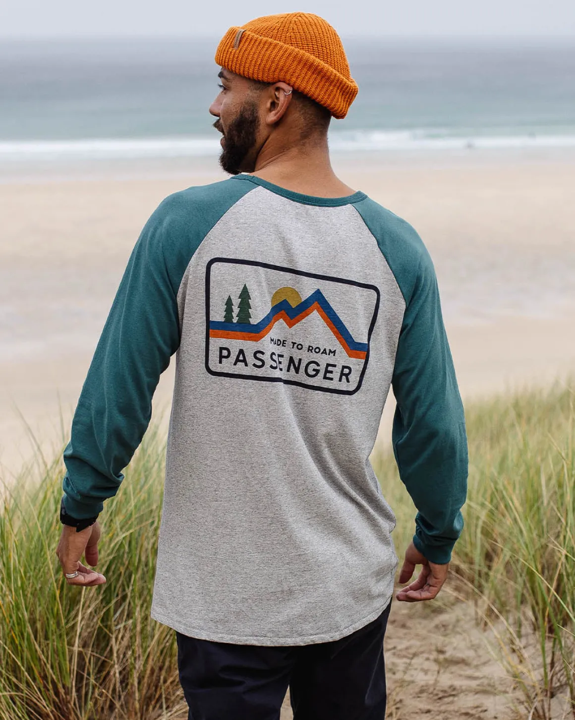 T-shirt manches longues recyclé Made To Roam - Gris Marl