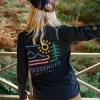 T-Shirt Manches Longues Recyclé Phoenix - Noir