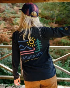 T-Shirt Manches Longues Recyclé Phoenix - Noir
