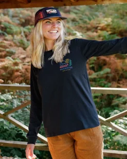T-Shirt Manches Longues Recyclé Phoenix - Noir