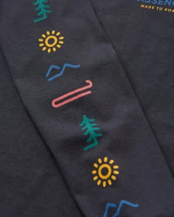 T-Shirt Manches Longues Recyclé Phoenix - Noir