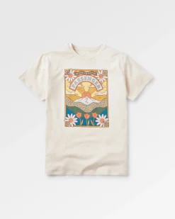 T-shirt Oversize en Coton Recyclé Saisonnier - Bouleau