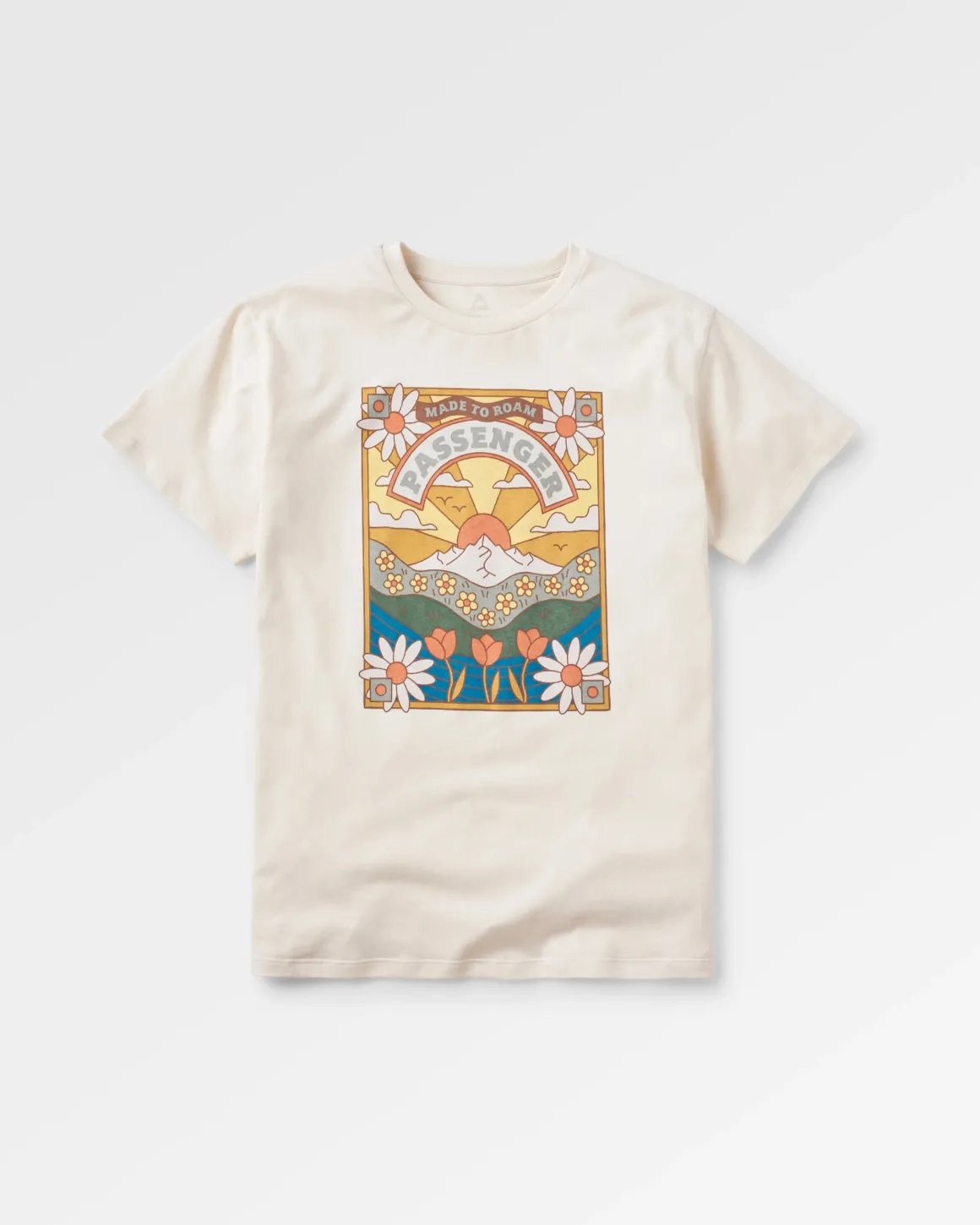 T-shirt Oversize en Coton Recyclé Saisonnier - Bouleau