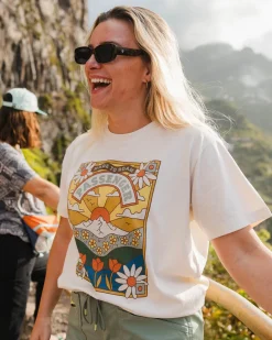 T-shirt Oversize en Coton Recyclé Saisonnier - Bouleau