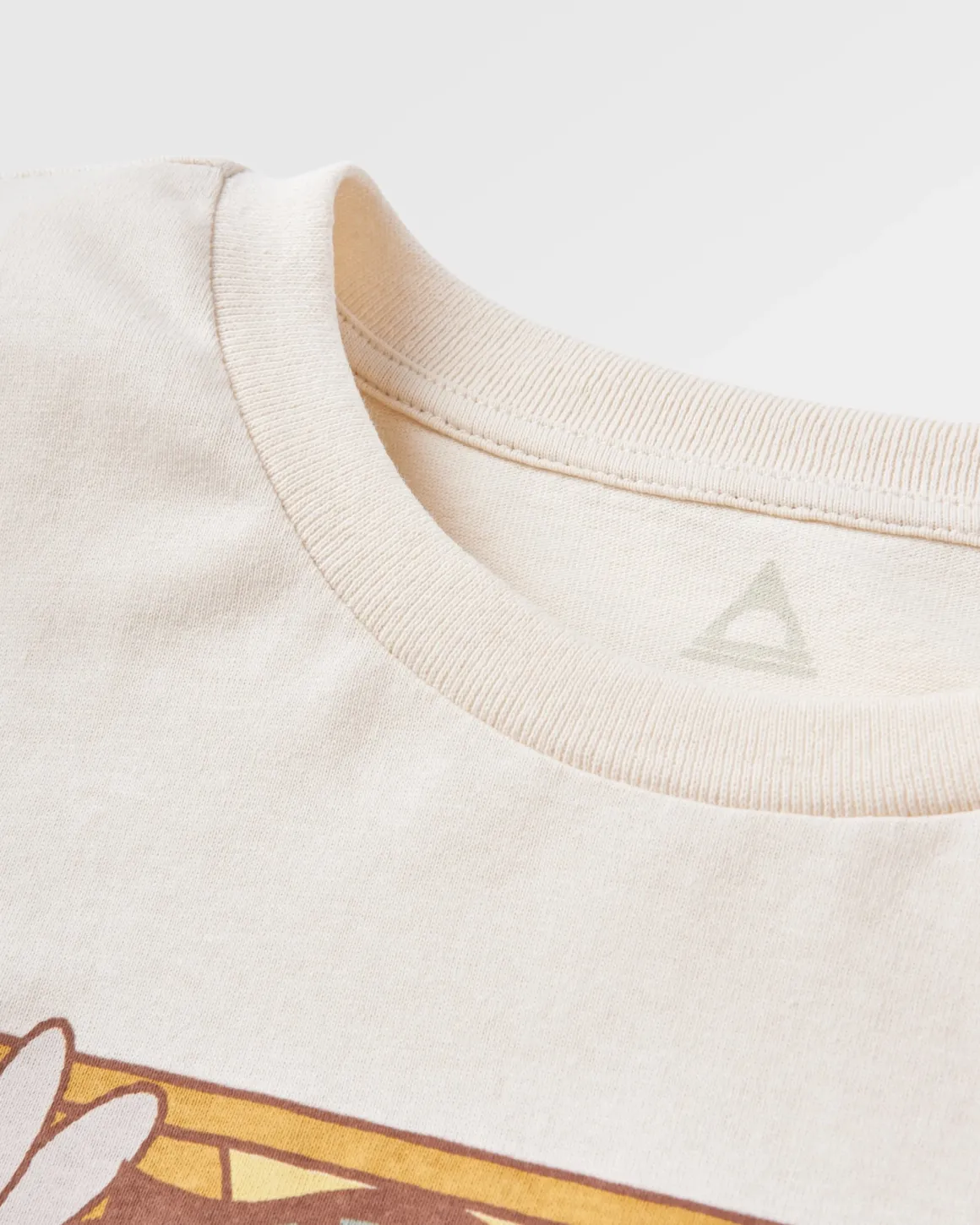 T-shirt Oversize en Coton Recyclé Saisonnier - Bouleau