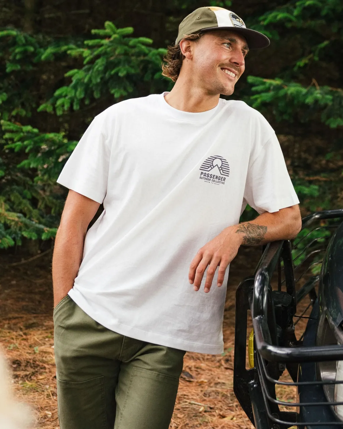 T-shirt Relaxed Fit Recyclé Elbio - Blanc