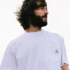 T-shirt Relaxed Fit Recyclé Heritage - Blanc