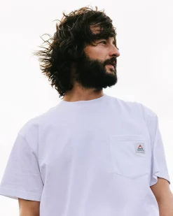 T-shirt Relaxed Fit Recyclé Heritage - Blanc