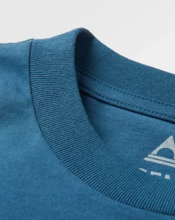 T-shirt Relaxed Fit Recyclé Heritage - Denim Foncé
