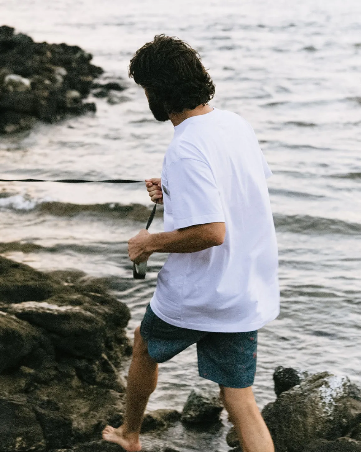 T-shirt Relaxed Fit Recyclé Heritage - Blanc
