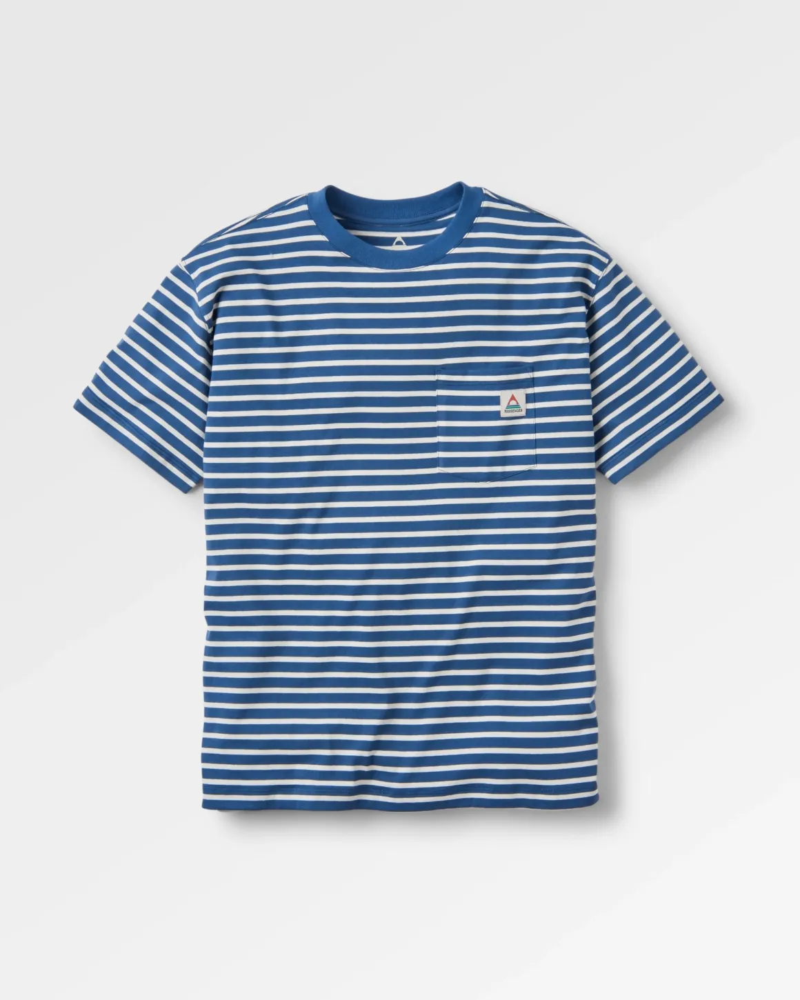T-shirt Zen Recyclé Coupe Relaxed - Rayures Denim Foncé/Birch