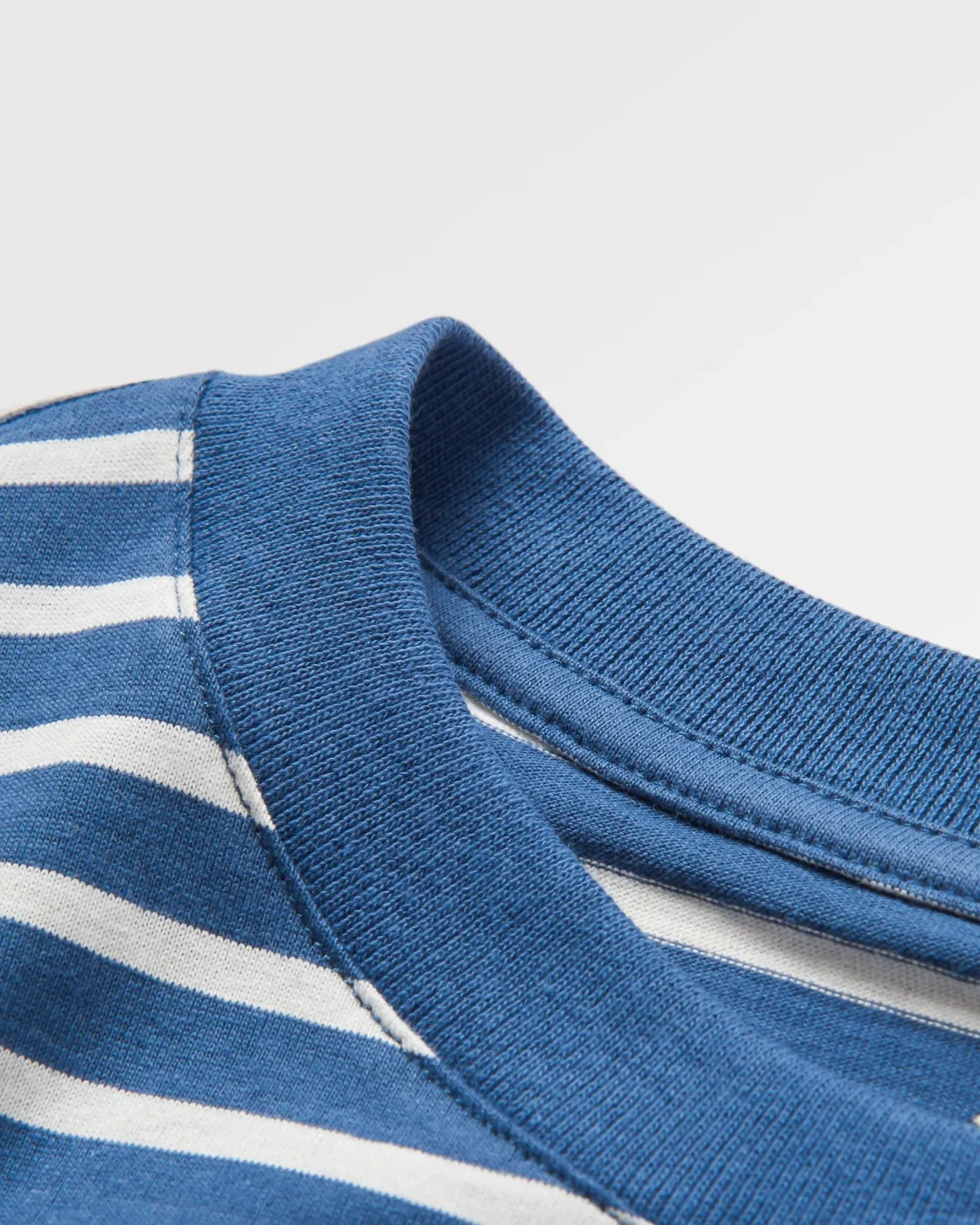 T-shirt Zen Recyclé Coupe Relaxed - Rayures Denim Foncé/Birch