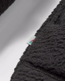 Ventura 1/2 Zip Recycled Sherpa Fleece - Noir