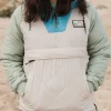 Veste à demi-zip isolée et recyclée Ocean - Gris Galet
