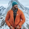 Veste Dylan Recyclée et Isolée à Fermeture Éclair Complète - Orange Brûlé