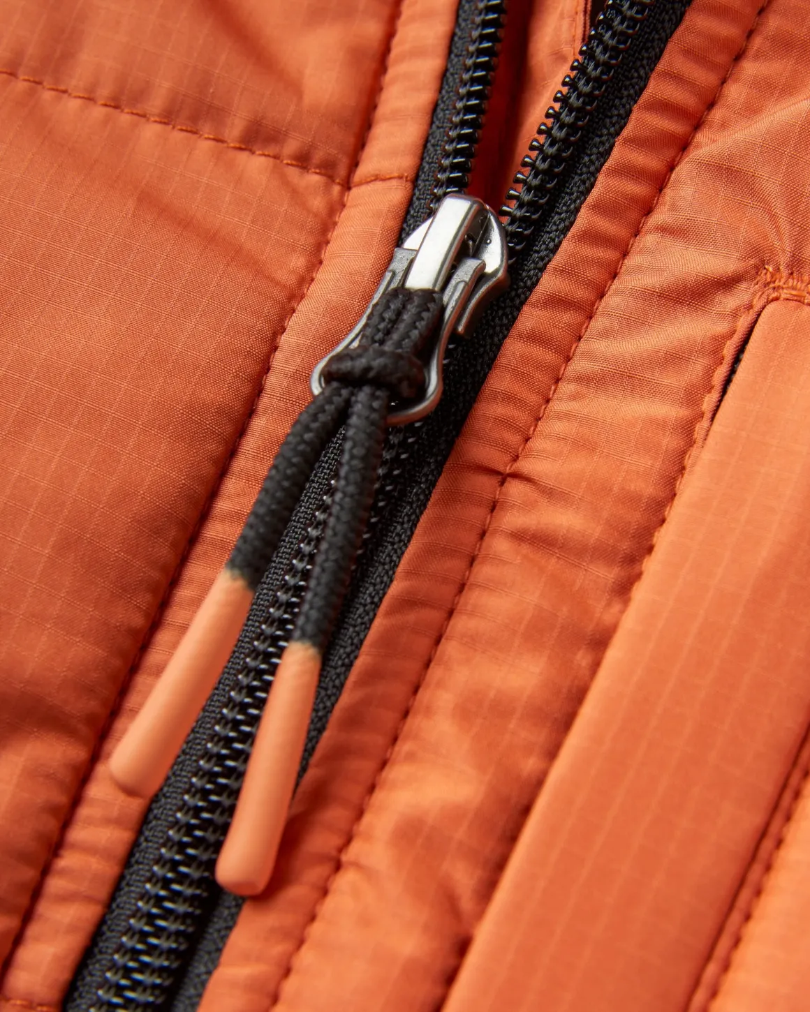 Veste Dylan Recyclée et Isolée à Fermeture Éclair Complète - Orange Brûlé