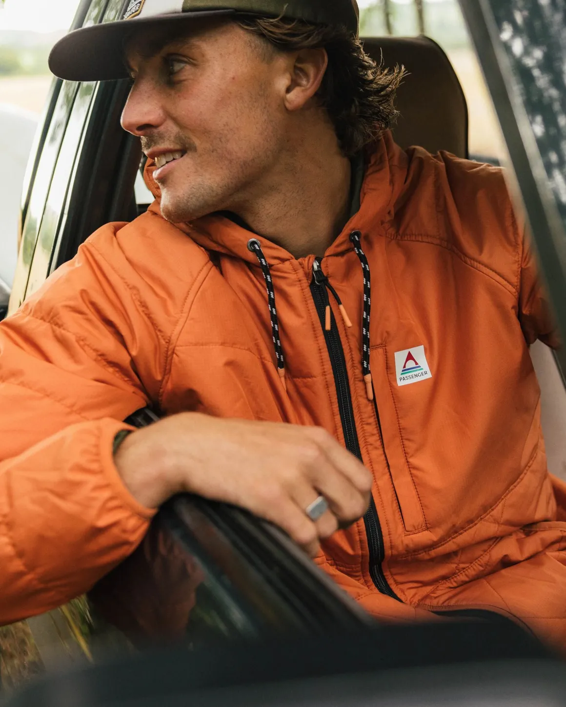 Veste Dylan Recyclée et Isolée à Fermeture Éclair Complète - Orange Brûlé