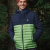Veste en duvet recyclé Ashland - Rich Navy/Pear Green