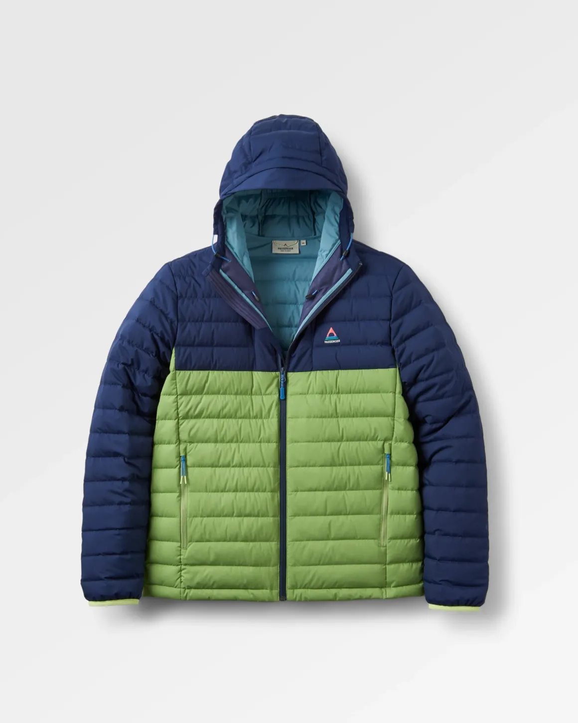 Veste en duvet recyclé Ashland - Rich Navy/Pear Green