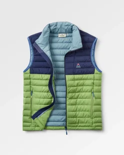 Veste en duvet recyclé Ashland - Rich Navy/Pear Green
