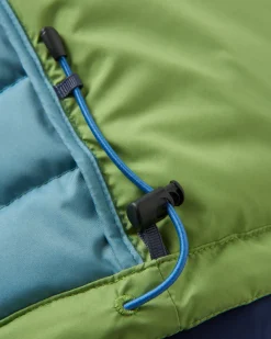 Veste en duvet recyclé Ashland - Rich Navy/Pear Green