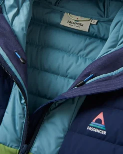 Veste en duvet recyclé Northstar - Rich Navy/Pear Green/Arctic