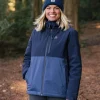 Veste Imperméable Isolée Élevée - Bleu Marine