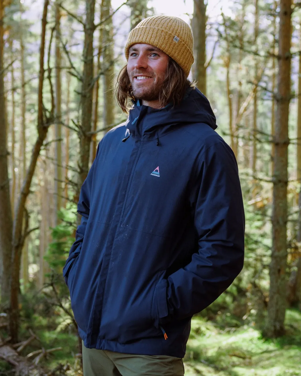 Veste Imperméable Recyclée Downpour - Rich Navy