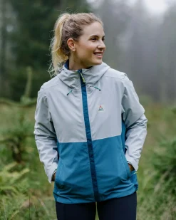 Veste Imperméable Recyclée Rainstorm - Gris Bleu/Bleu Acier