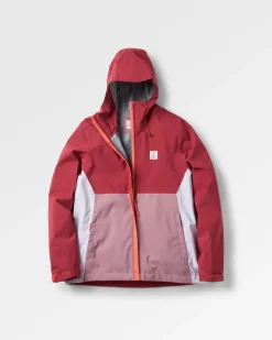 Veste Imperméable Recyclée Rainstorm - Forest Berry/Berry