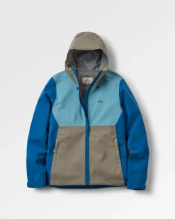 Veste Imperméable Recyclée Rainstorm - Tidal Blue/Arctic/Dusty Olive