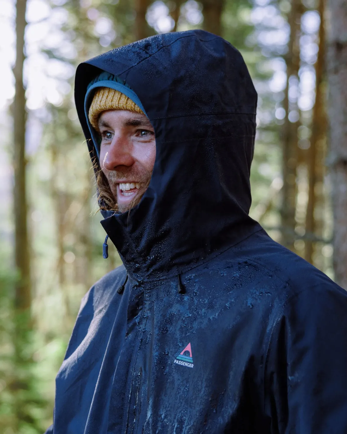 Veste Imperméable Recyclée Downpour - Rich Navy