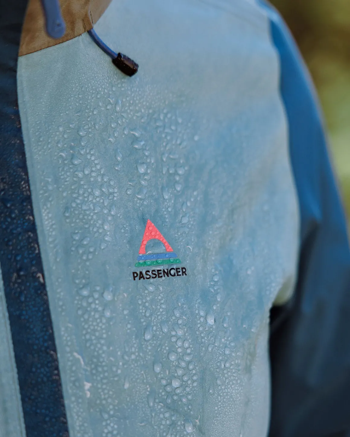Veste Imperméable Recyclée Rainstorm - Tidal Blue/Arctic/Dusty Olive