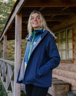 Veste Imperméable Recyclée Rainstorm - Marine Riche
