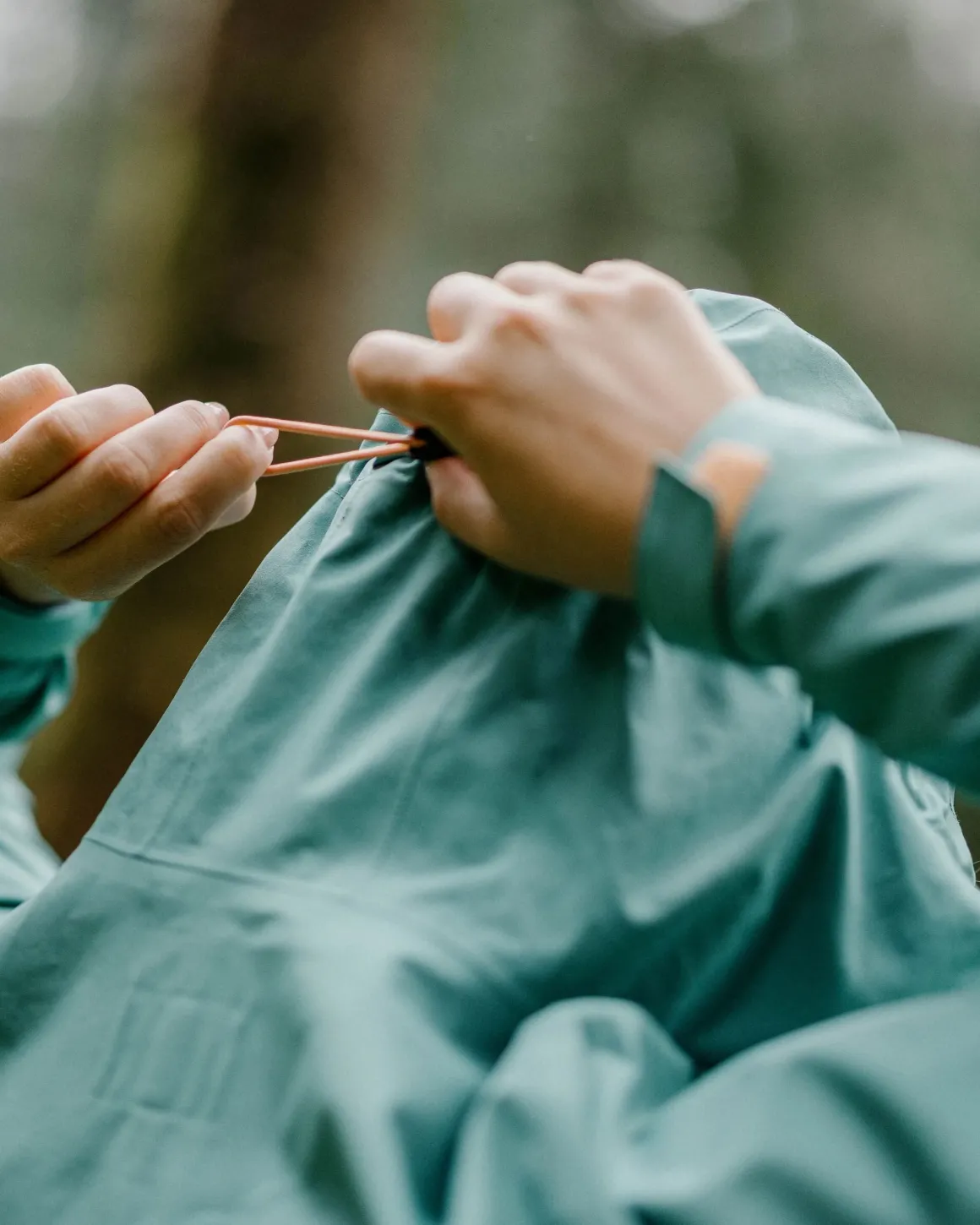 Veste Imperméable Recyclée Rainstorm - Deep Sea/Surf Spray