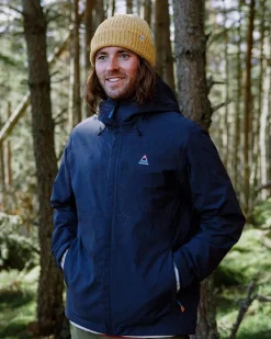 Veste Imperméable Recyclée Downpour - Rich Navy