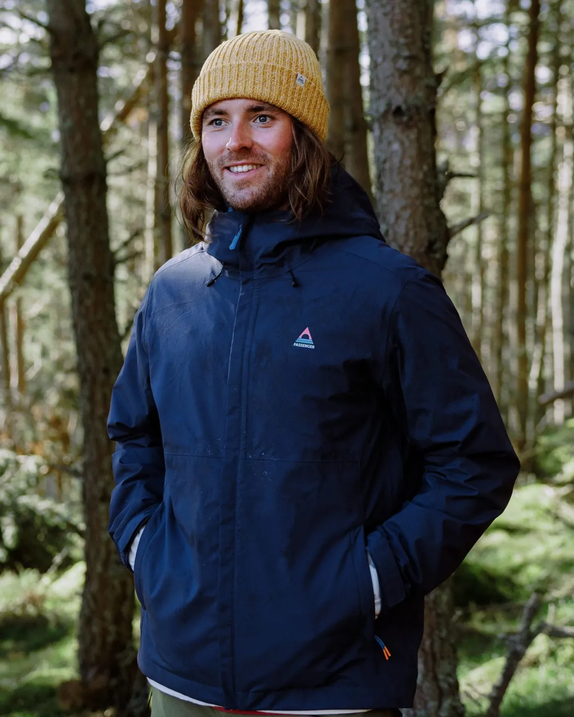 Veste Imperméable Recyclée Downpour - Rich Navy