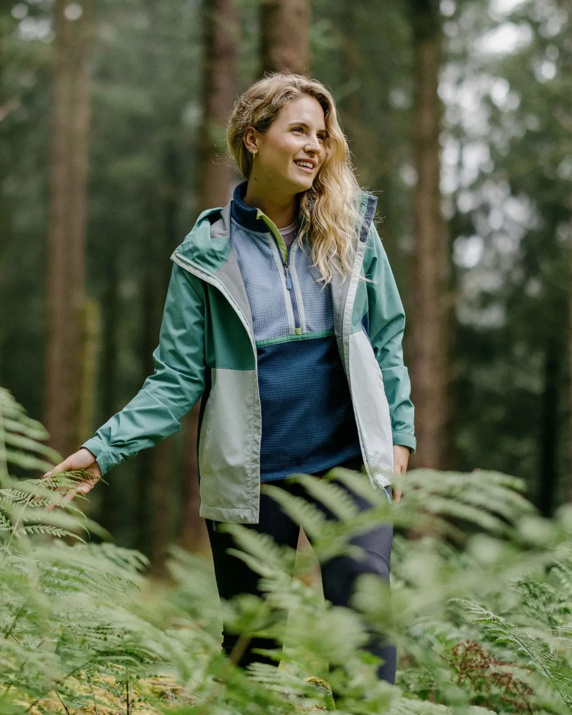 Veste Imperméable Recyclée Rainstorm - Deep Sea/Surf Spray