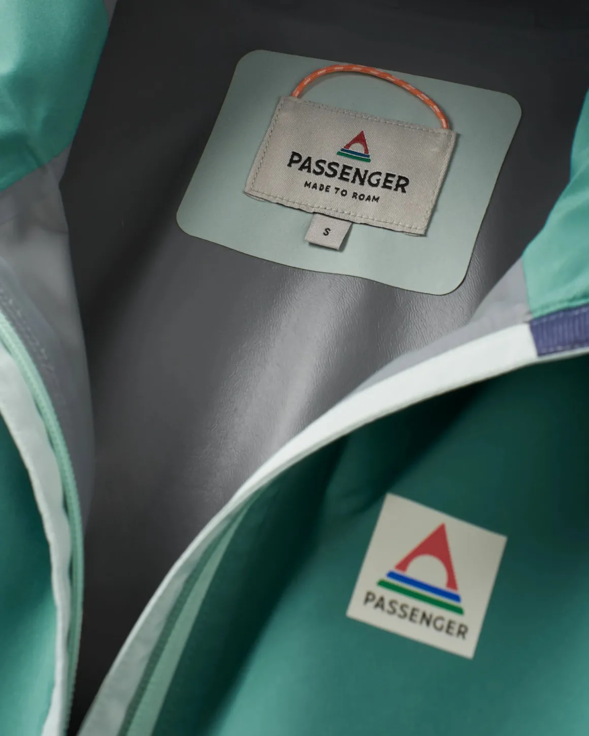 Veste Imperméable Recyclée Rainstorm - Deep Sea/Surf Spray