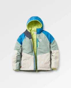 Veste isolante pour femmes Shasta Lightweight en Thermore® recyclé - Pistachio/Bleu Acier