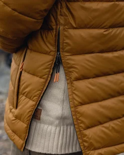 Veste Isolante Recyclée Crest - Marron Doré