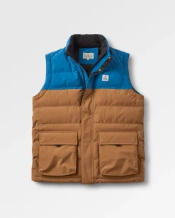 Veste Isolée Recyclée Baltic - Toffee/Bleu Acier