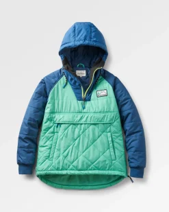 Veste Isolée Recyclée de l'Océan 1/2 Zip - Vert Épicéa