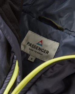 Veste Isolée Recyclée de l'Océan 1/2 Zip - Olive Poussiéreux