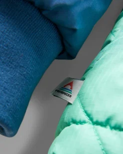 Veste Isolée Recyclée de l'Océan 1/2 Zip - Vert Épicéa