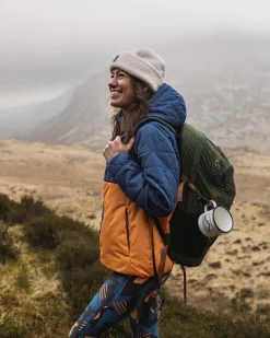 Veste Isolée Recyclée Singletrack Thermore® - Denim Foncé / Abricot