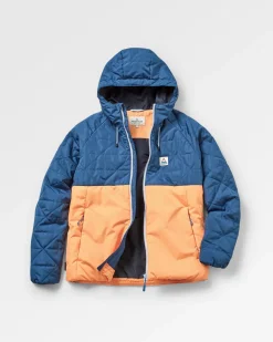 Veste Isolée Recyclée Singletrack Thermore® - Denim Foncé / Abricot