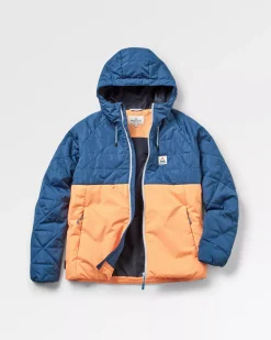 Veste Isolée Recyclée Singletrack Thermore® - Denim Foncé / Abricot
