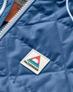 Veste Isolée Recyclée Singletrack Thermore® - Denim Foncé / Abricot