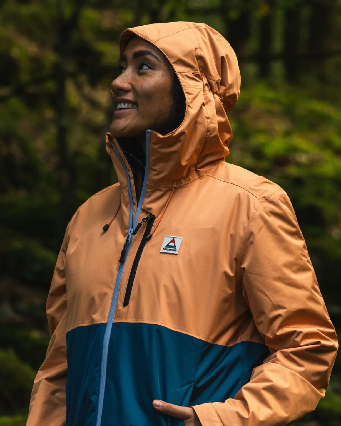 Veste Isolée Résistante à l'Eau Terrain - Corsair Blue/ Apricot